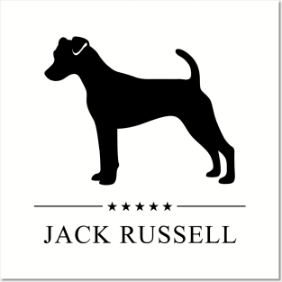 Jack Russell Black Silhouette Posters and Art